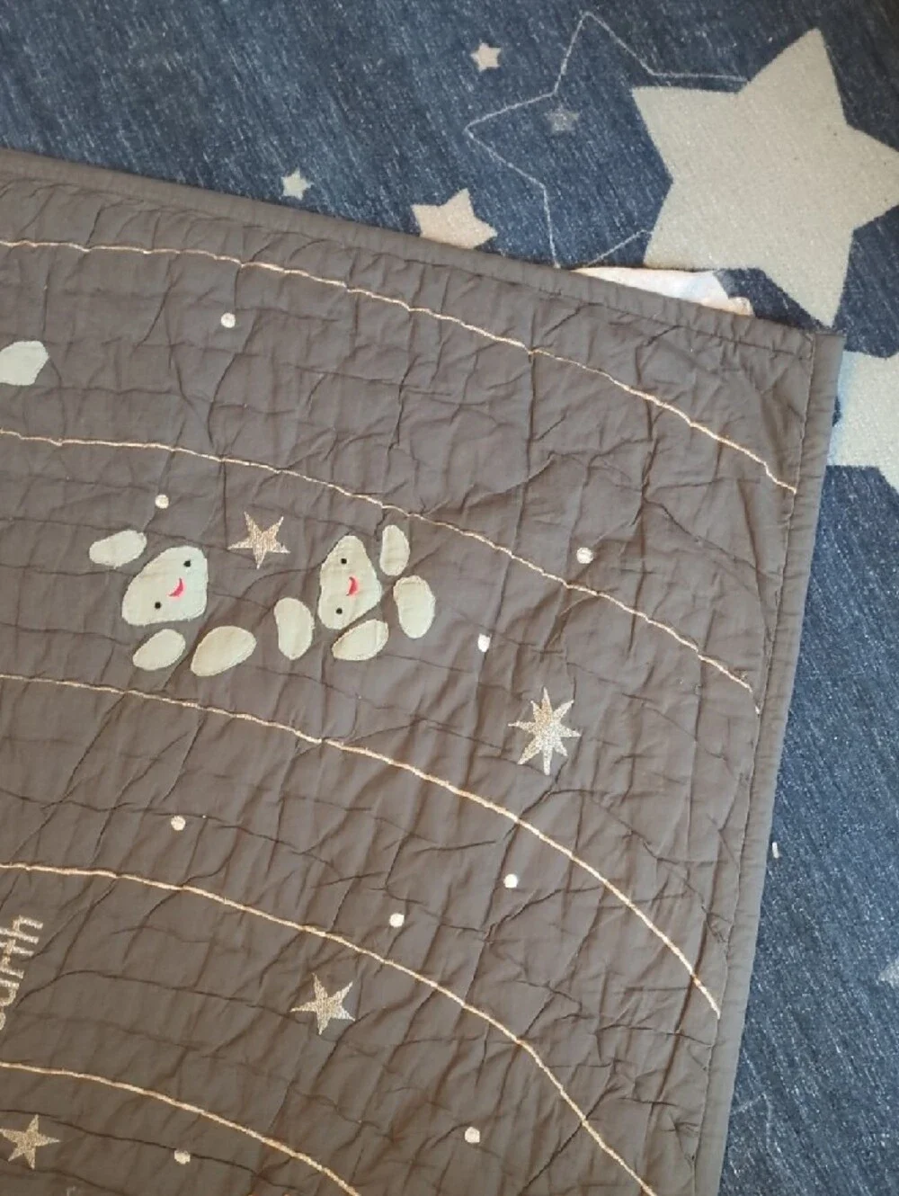 Crate & Kids Crib/Toddler SPACE Quilt 👨‍🚀